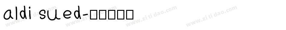 aldi sued字体转换